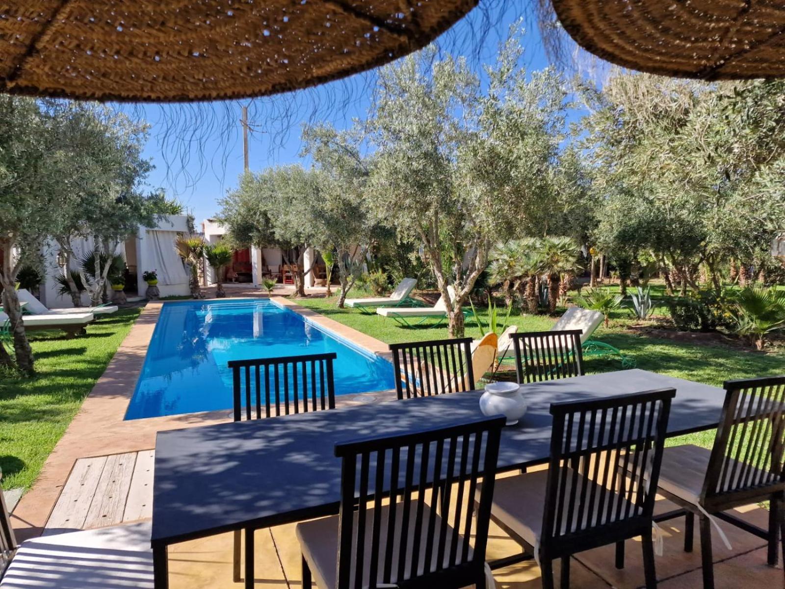 Manzal Lahbab, 2Villas 2Bungalows 2Piscines Et Jardins Ouled Jelal Bagian luar foto
