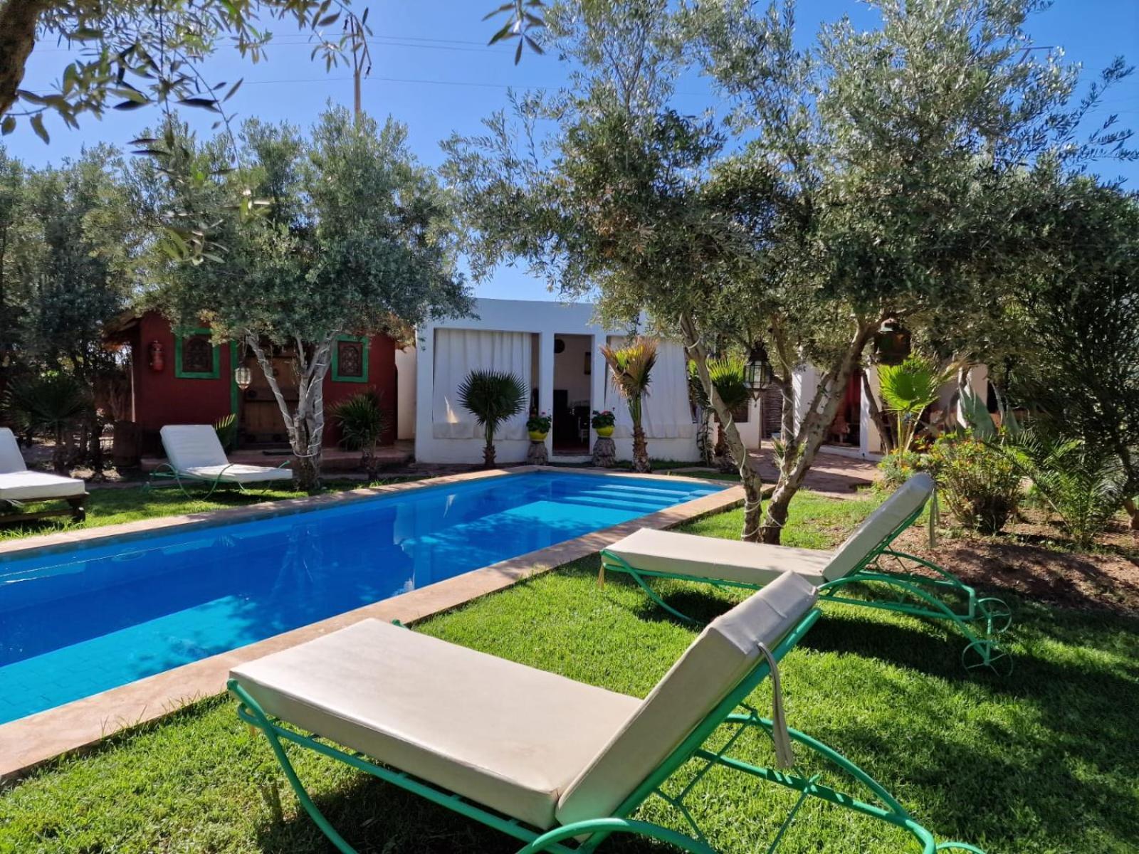 Manzal Lahbab, 2Villas 2Bungalows 2Piscines Et Jardins Ouled Jelal Bagian luar foto