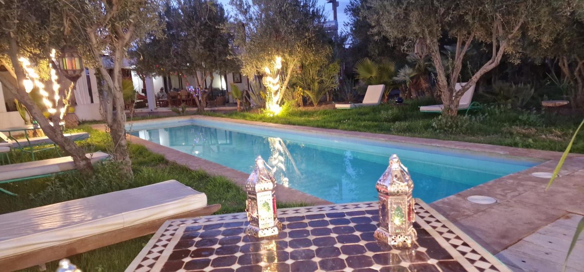 Manzal Lahbab, 2Villas 2Bungalows 2Piscines Et Jardins Ouled Jelal Bagian luar foto
