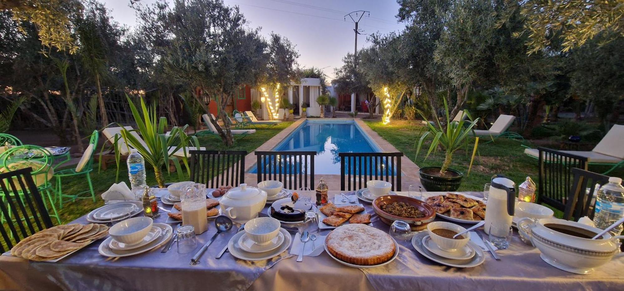 Manzal Lahbab, 2Villas 2Bungalows 2Piscines Et Jardins Ouled Jelal Bagian luar foto